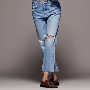 Zara Light Blue High Rise Women Jeans